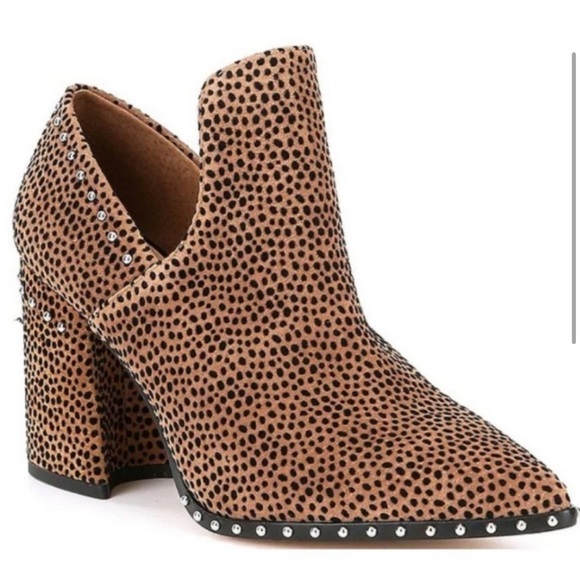 gianni bini cheetah booties